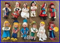 12 Rare Vintage 1964 Walt Disney It S A Small World At Holiday Time Pixie Dolls Walt Disney World