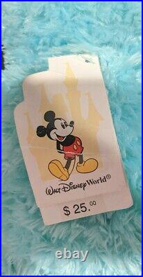 17 Pre Duffy Hidden Mickey Teddy Bear Mint Green Plush Tags Walt Disney World