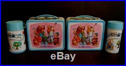 1970 Vintage Disney Walt Disney World Lunchbox Thermos set Mint Unused Wow