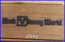 1971 Walt Disney World Opening In Florida Three Cigar Wooden Box
