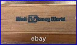 1971 Walt Disney World Opening In Florida Three Cigar Wooden Box