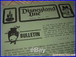 1971 Walt Disney World Pre-Opening Mgmt ARCHIVE Disneyland WED MAPO + Interview