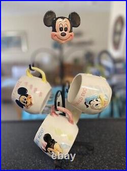 1971 Walt Disney World RARE mugs with stand