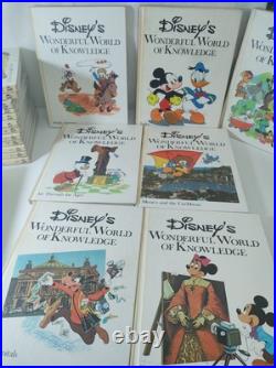 1973 Vintage Disney Wonderful World Of Knowledge Book Set Bundle 1-22 collection