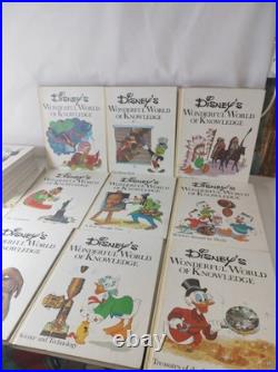 1973 Vintage Disney Wonderful World Of Knowledge Book Set Bundle 1-22 collection