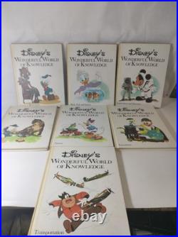 1973 Vintage Disney Wonderful World Of Knowledge Book Set Bundle 1-22 collection