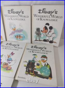 1973 Vintage Disney Wonderful World Of Knowledge Book Set Bundle 1-22 collection