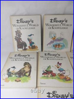 1973 Vintage Disney Wonderful World Of Knowledge Book Set Bundle 1-22 collection
