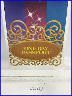 1984 Disneyland UNUSED Ticket Walt Disney World HOPPER Passport Admission tnn93