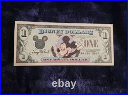 1994 $1 Disney Dollar Mickey Mouse A Series Walt Disney World Collectible