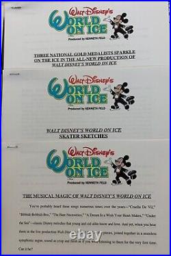 1996 Walt Disney's World on Ice by Kenneth Feld Media kit / VG+ Condition