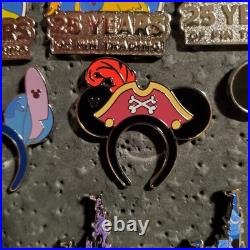 2015 WDW HIDDEN MICKEY 30 PIN SET 25th EAR HEADBANDS CASTLES D BLUE DONALD DUCK 2015 WDW HIDDEN MICKEY 30 PIN SET 25th EAR HEADBANDS CASTLES D BLUE DONALD DUCK