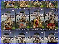 2016 Piece of Walt Disney World History 12 Pin Complete Set/Collection