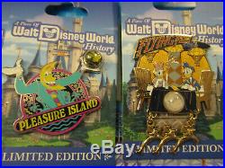 2017 A Piece of Walt Disney World History 9 Pin Set / Collection Limited Edition