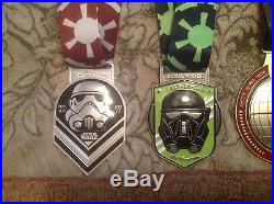 2017 Walt Disney world Star Wars marathon 4 medals collection set