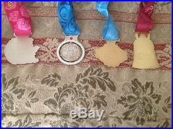 2017 Walt Disney world marathon 4 medals set princess collection