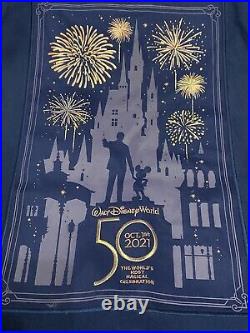 2021 Disney Parks Walt Disney World 50th Day Of Letterman Jacket Adult S