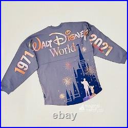2021 Disney Parks Walt Disney World 50th Magic Kingdom Spirit Jersey Adult M