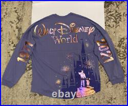 2021 Disney Parks Walt Disney World 50th Magic Kingdom Spirit Jersey Adult XL