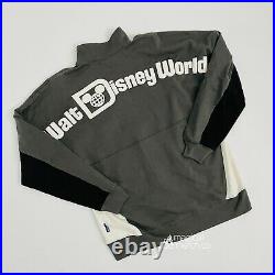 2021 Disney Parks Walt Disney World Gray Zip Track Jacket Spirit Jersey Adult XL