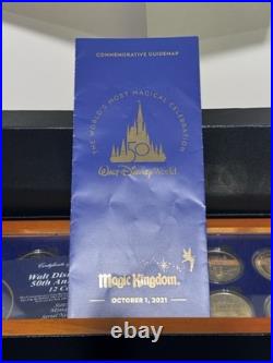2021 Walt Disney World 50th Anniversary Commemorative 12 Coin Set 484/3000