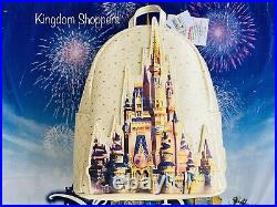 2021 Walt Disney World 50th Celebration Castle Collection Loungefly Backpack