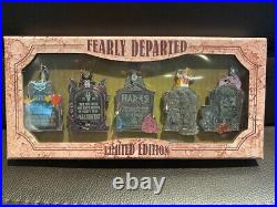 2021 Walt Disney World Park Villains Fearly Departed Box Pin Set Limited LE 2000