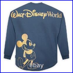 2022 Walt Disney World 50th Anniversary Spirit Jersey Navy Earidescent Gold