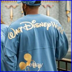 2022 Walt Disney World 50th Anniversary Spirit Jersey Navy Earidescent Gold L
