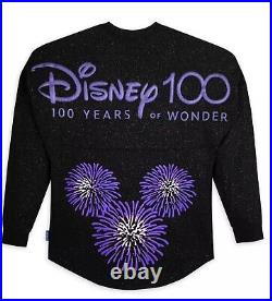 2023 Disney Parks Walt Disney World 100 Years Finale Black Spirit Jersey Size M