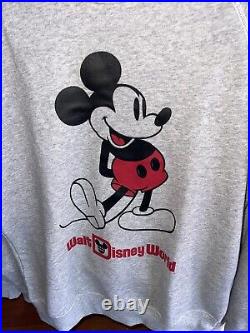 2023 Disney Parks Walt Disney World Mickey Sweatshirt XXLarge. BNWT-Fast Ship