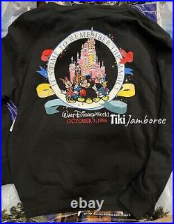 2023 Disney Vault 25th Anniversary Pink Cake Castle Embroidered Sweatshirt 3XL