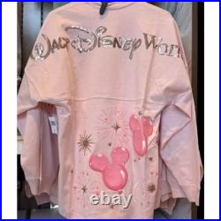 2024 Disney Parks Mickey Balloon Spirit Jersey Medium Walt Disney World Pink