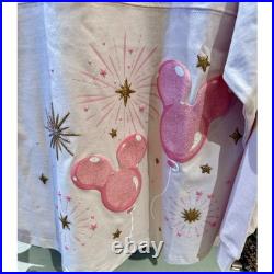 2024 Disney Parks Mickey Balloon Spirit Jersey Medium Walt Disney World Pink