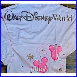 2024 Disney Parks Mickey Balloon Spirit Jersey Medium Walt Disney World Pink