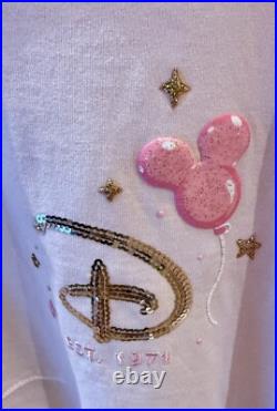 2024 Disney Parks Mickey Balloon Spirit Jersey S Walt Disney World Pink Shirt