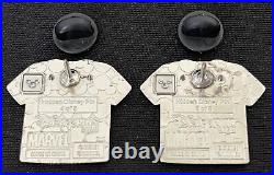 2024 Marvel T-Shirt Complete Set 6 Hidden Disney Mickey Walt Disney World Pins