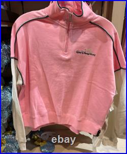 2025 Disney Parks Walt Disney World 1/4 Zip Pink Living My Happily Ever After M