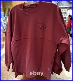 2025 Disney Parks Walt Disney World Bedazzled Burgundy Spirit Jersey XS NEW
