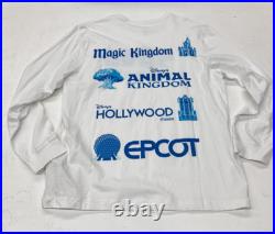 2025 Disney Parks Walt Disney World Park Icons Long Sleeve Shirt M L 2XL 4 parks