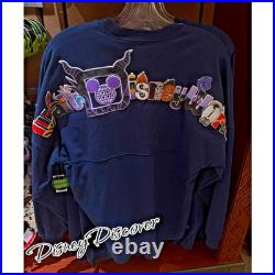 2025 Disney Parks Walt Disney World Villains Spirit Jersey Navy Adult Size S New