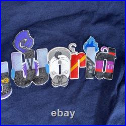 2025 Disney Parks Walt Disney World Villains Spirit Jersey Navy Adult Sizes NWT