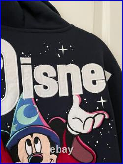 2025 Disney World Fantasia Sorcerer Mickey Zip up Hoodie Jacket size M Worn Once 2025 Disney World Fantasia Sorcerer Mickey Zip up Hoodie Jacket size M Worn Once