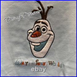 2025 Walt Disney World Frozen Olaf Pullover Sweatshirt Size S New