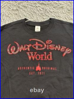 2025 Walt Disney World Men's Christmas Holiday Black Pullover Sweatshirt Plaid S