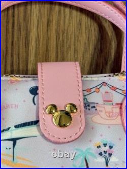 2025 Walt Disney World Parks Pink Stoney Clover Lane Pouchette Crossbody Actual