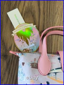 2025 Walt Disney World Parks Pink Stoney Clover Lane Pouchette Crossbody Actual