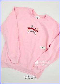 2025 Walt Disney World Pink Bow Sweetest Time Of The Year Holiday Sweatshirt XS