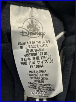2025 Walt Disney World Sorcerer Mickey Zip Hoodie Navy Youth 7/8 NWT