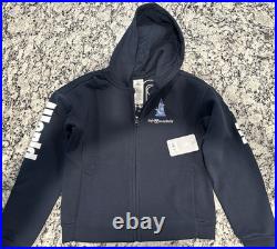 2025 Walt Disney World Sorcerer Mickey Zip Hoodie Navy kids 9/10 NWT